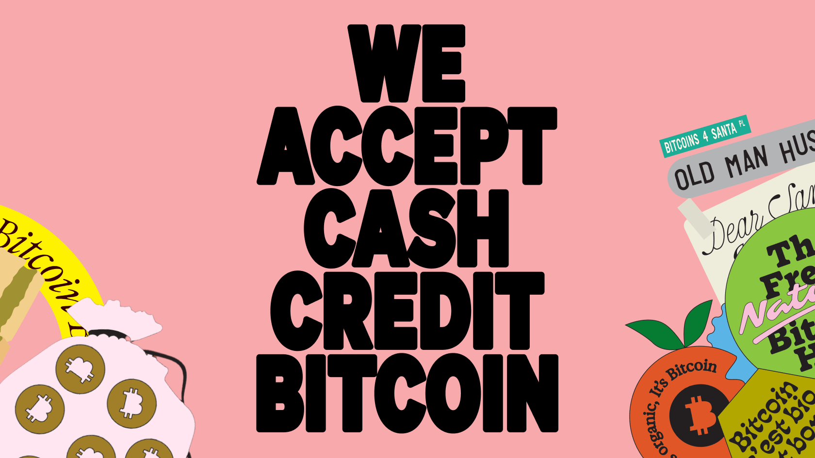 We Accept Cash, Credit, Bitcoin - Cash App